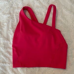 Lululemon Pink Asymmetrical Sports Bra